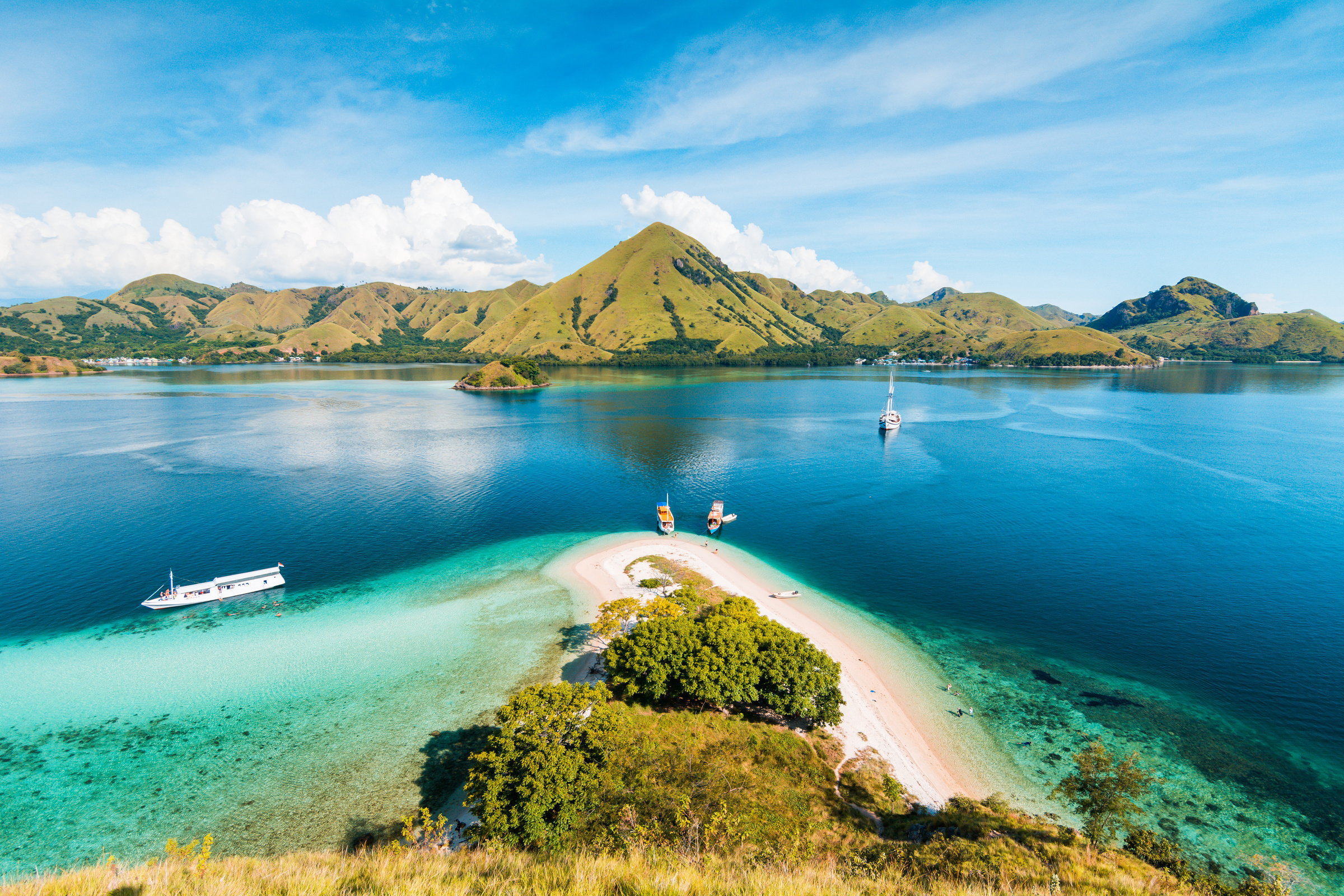 View from the top of Kelor Island